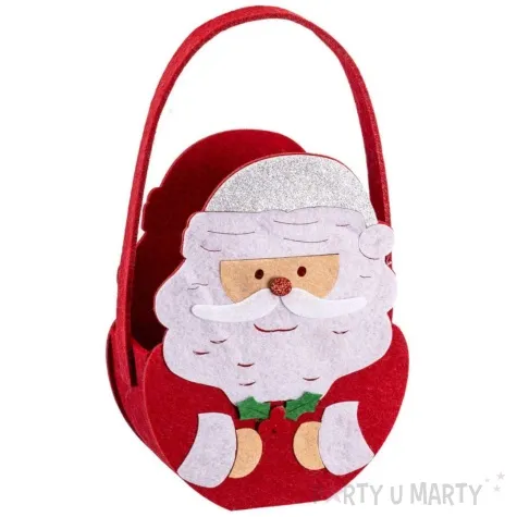 torebka na prezenty swiety mikolaj carnivaltoys 25 x 14 cm