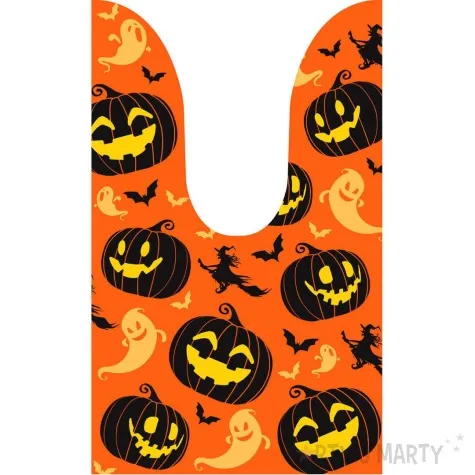 torebka na slodycze dynie i czarownica halloween guirca 22 x 13 5 cm