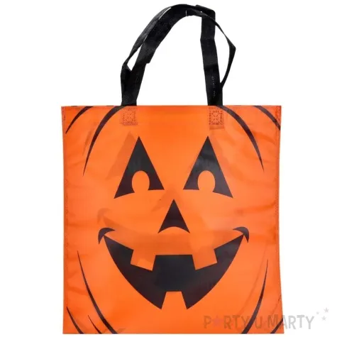 torebka na slodycze halloween dynia guirca 38 x 35 cm