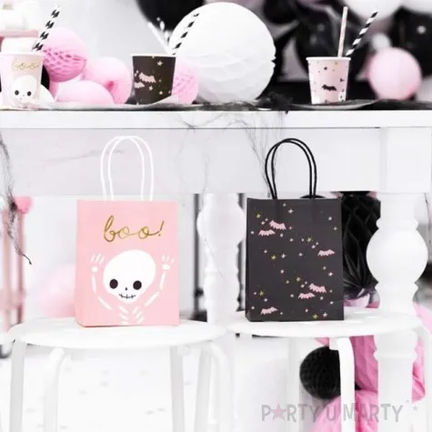 torebka na slodycze nietoperze czarna partydeco