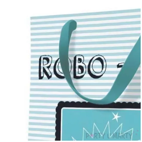 torebka papierowa robo time paw 20 x 25 x 10 cm