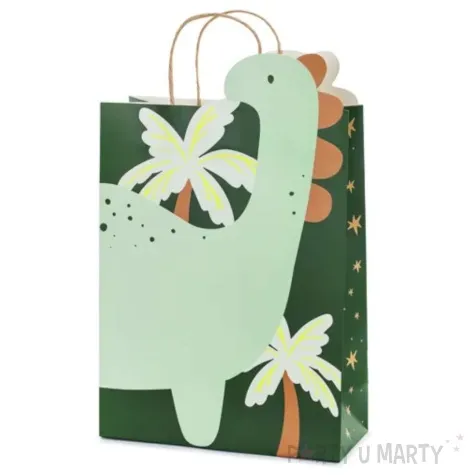 torebka prezentowa dinozaury brachiozaur partydeco 37x24 cm