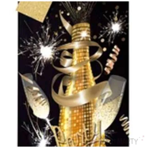 torebka prezentowa glamour butelka party time partypal 34x12x10 cm