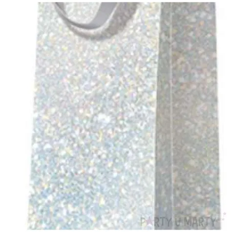 torebka prezentowa hologram paw 12x37 cm