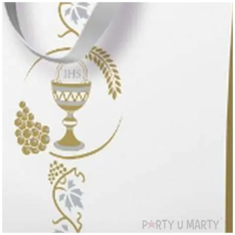 torebka prezentowa komunia swieta eucharystia paw 27x34cm