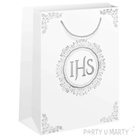 torebka prezentowa komunia swieta ihs partypal 15x20x10 cm