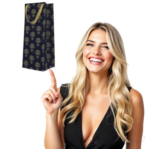 torebka prezentowa royal premium paw 12x37 cm