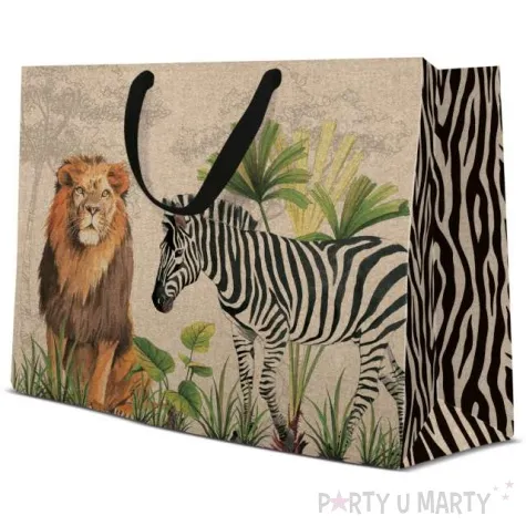 torebka prezentowa safari paw 33x26 cm