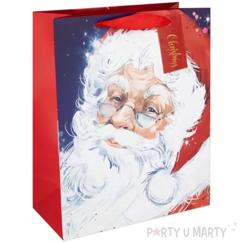 torebka prezentowa swiety mikolaj partypal 23x18 cm