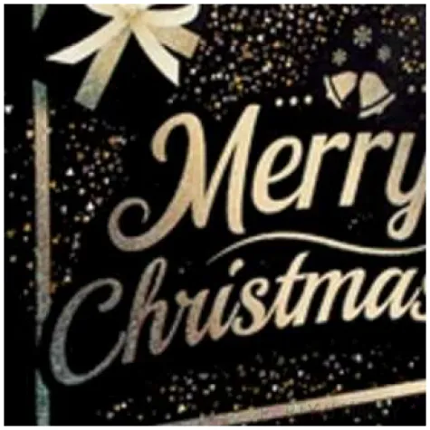 torebka prezentowa xmas zyczenia czarna partypal 18x23x10 cm