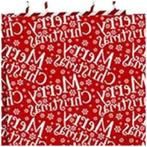 torebka prezentowa xmas zyczenia czerwona partypal 18x23x10 cm