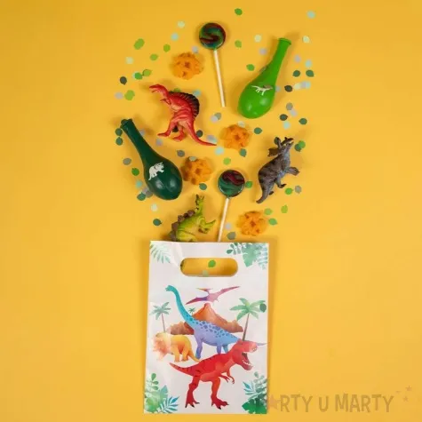 torebki na slodycze dinozaury pd party pd party 6 szt