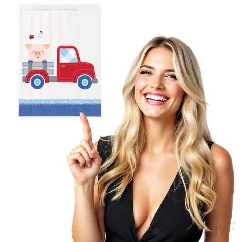 torebki na slodycze farmhouse boy creativeconverting 10 szt