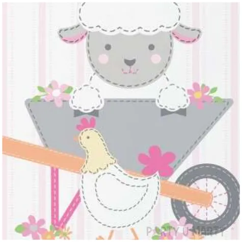 torebki na slodycze farmhouse girl creativeconverting 10 szt