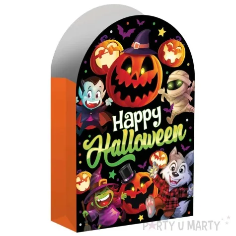 torebki na slodycze happy halloween male potwory guirca 35x20 cm