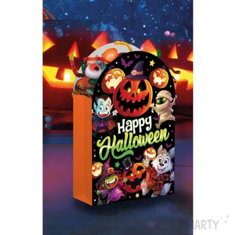 torebki na slodycze happy halloween male potwory guirca 35x20 cm