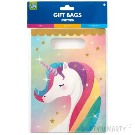 torebki na slodycze jednorozec unicorn pd party 6 szt