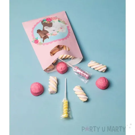 torebki na slodycze konie pd horses pd party 6 szt