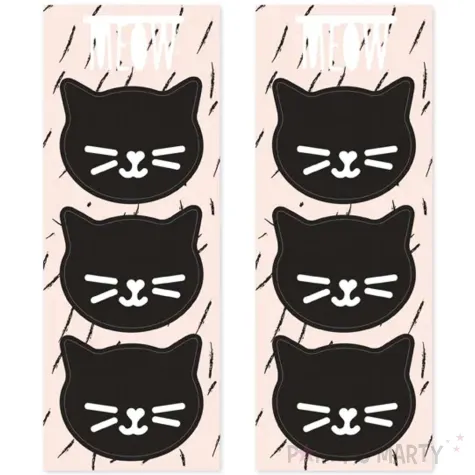 torebki na slodycze kotek partydeco 6 szt