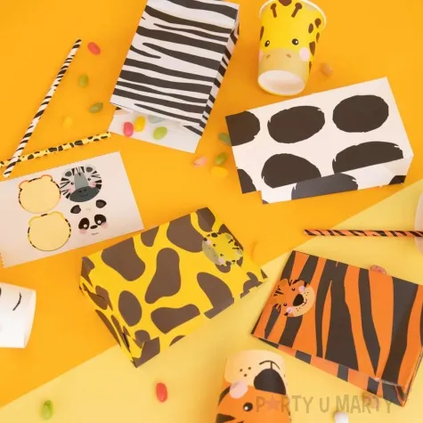 torebki na slodycze zwierzeta partypal 17 5x10 cm 4 szt