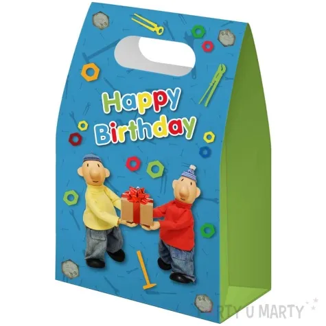 torebki papierowe happy birthday pat i mat sasiedzi folat 6 szt