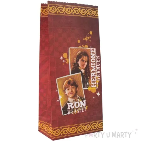 torebki papierowe harry potter party factory 20x10 cm 10 szt