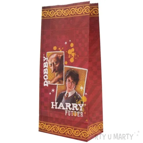 torebki papierowe harry potter party factory 20x10 cm 10 szt