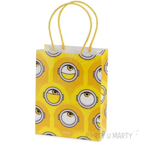 torebki papierowe na upominki slodycze minionki 6 szt