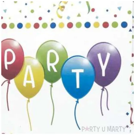 torebki papierowe party happy birthday streamers procos 24x13 cm 4 szt