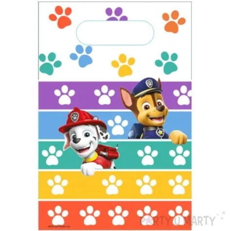 torebki papierowe paw patrol amscan 8 szt