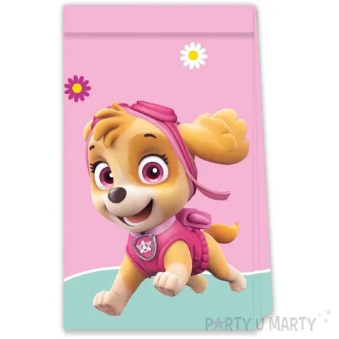 torebki papierowe paw patrol skye i everest procos 16 x 22 cm 4 szt