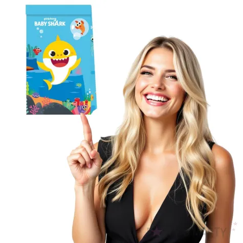 torebki prezentowe baby shark procos 4 szt