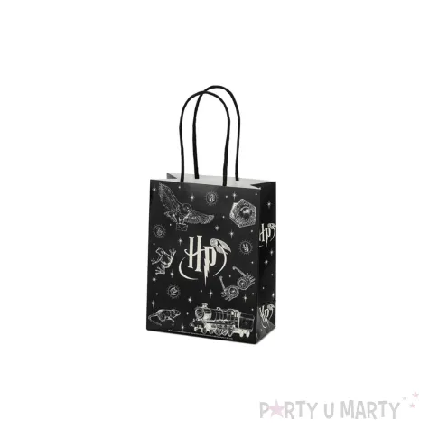 torebki prezentowe harry potter torby papierowe na prezenty upominki czarna 12x15 5x6 cm 1 szt