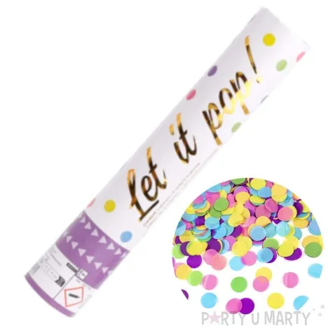 tuba strzelajaca konfetti kolka mix amscan 28 cm