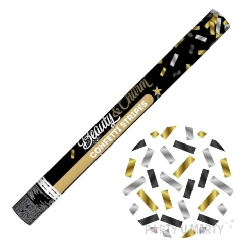 tuba strzelajaca konfetti paski glamour mix godan 60 cm
