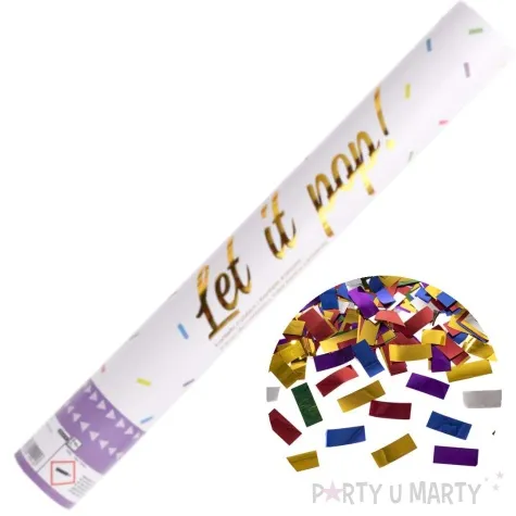 tuba strzelajaca konfetti paski mix amscan 40 cm