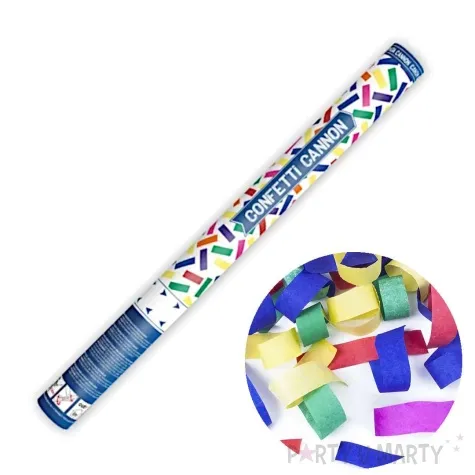 tuba strzelajaca konfetti paski mix partydeco 60 cm