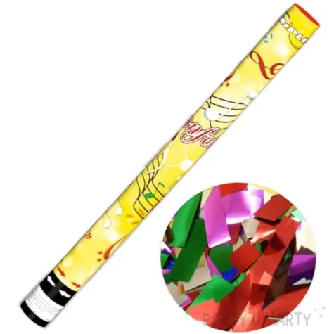 tuba strzelajaca konfetti paski mix triplex 60 cm