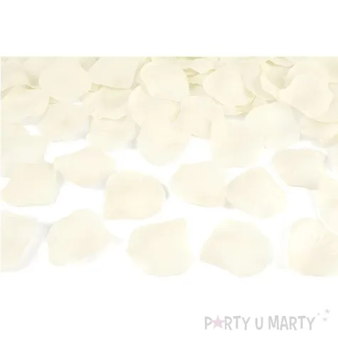 tuba strzelajaca konfetti platki roz kremowy partydeco 80 cm