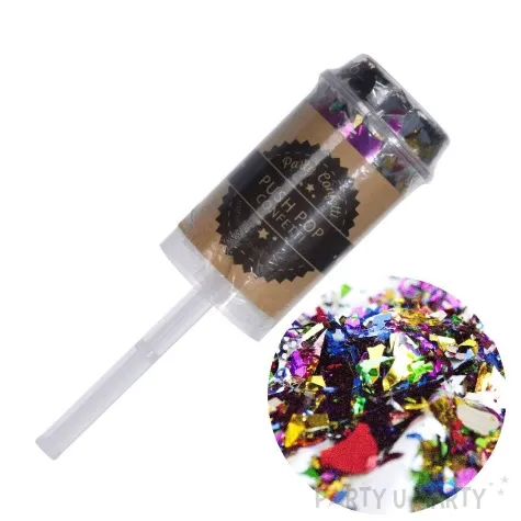tuba strzelajaca konfetti push pop mix triplex 9 cm