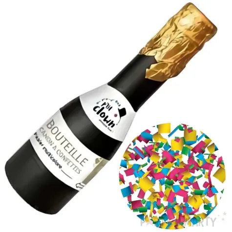 tuba strzelajaca konfetti szampan serpentyny mix ptitclown 16 cm