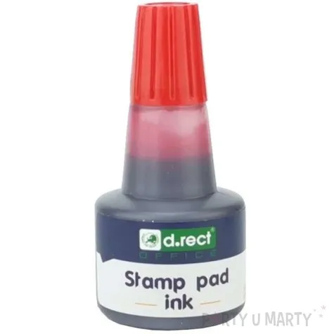 tusz do stempli d rect pigment 25 ml czerwony