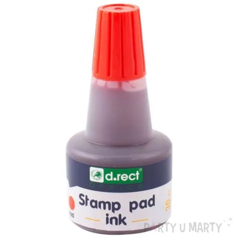 tusz do stempli d rect water 30 ml czerwony