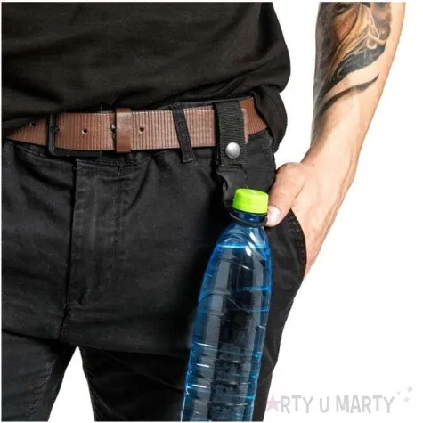 uchwyt na butelke molle czarny gm 2 szt