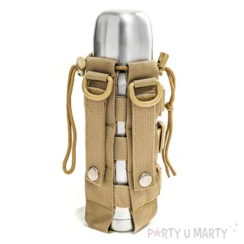 uchwyt na butelke pokrowiec molle tan gadgetmaster