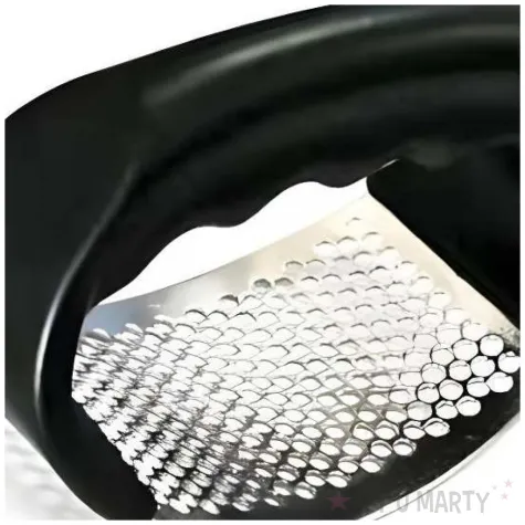 ugniatacz kuchenny reczny zgniatacz praska do czosnku stal nierdzewna czarny 11x6x5 cm