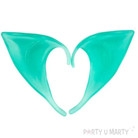 uszy elfa fluo turkusowe partypal
