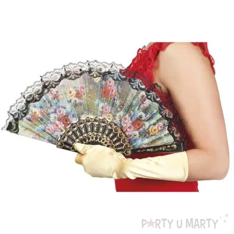 wachlarz kwiaty flamenco materialowy boland