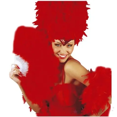 wachlarz piora czerwony widmann