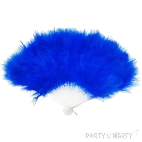 wachlarz piora niebieski partytino